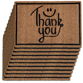 Sara - Set de tapis en coco - naturel - fibres de coco - 60x40 cm (10 pièces)